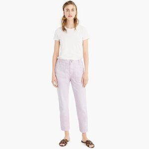 J. Crew Tall garment dyed straight crop jeans L6941 T29 purple